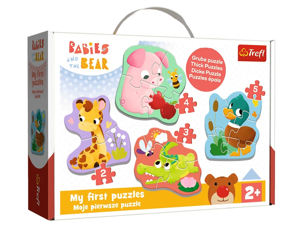Пазлы для самых маленьких Trefl Baby Classic Детеныши животных, 2, 3, 4, 5 элементов