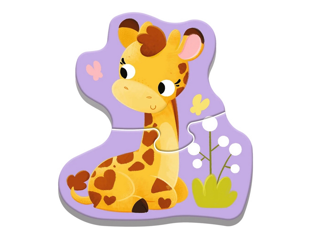 Пазлы для самых маленьких Trefl Baby Classic Детеныши животных, 2, 3, 4, 5 элементов