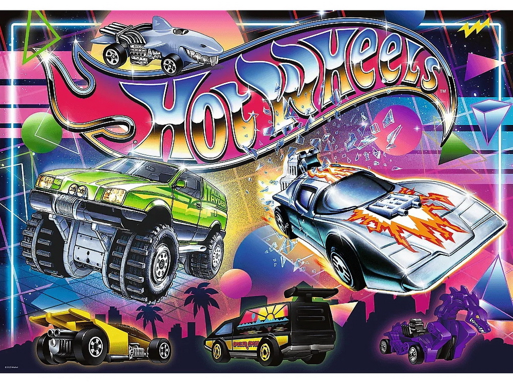 Пазли Trefl Hot Wheels Атмосфера 80-х, 500 елементів