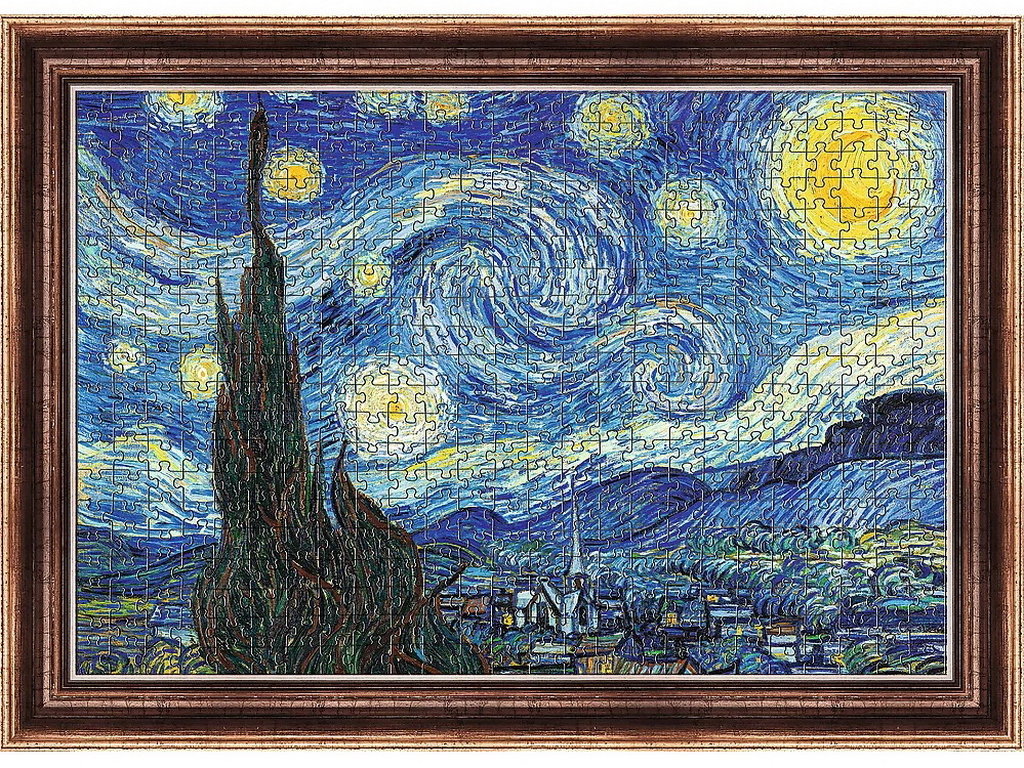 Пазлы Trefl Art Звездная ночь, 500 элементов