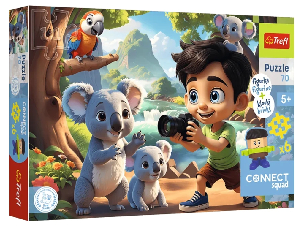 Пазл Trefl Connect Люк, 70 деталей