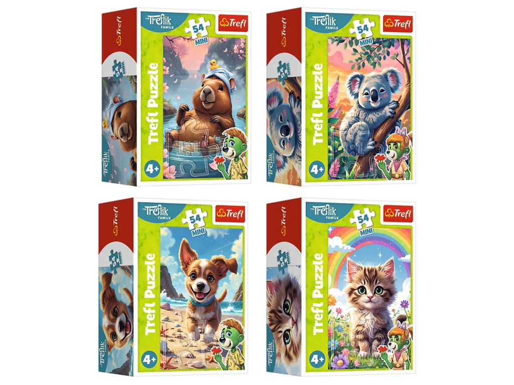 Пазлы Trefl Mini Мир животных, 54 элемента