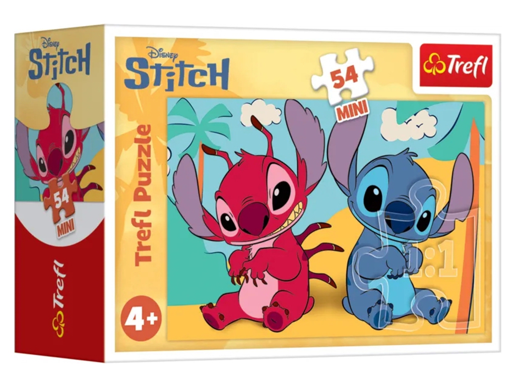 Пазлы Trefl Mini Lilo and Stitch Стич и его мир, 54 элемента, Trefl 19813