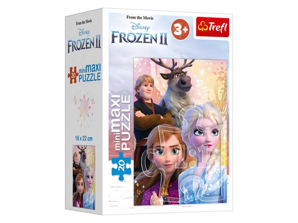 Пазлы Trefl Frozen Дружба в ледяной земле, 20 элементов, Trefl 21083