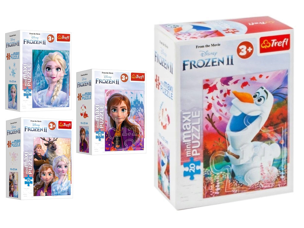 Пазлы Trefl Frozen Дружба в ледяной земле, 20 элементов