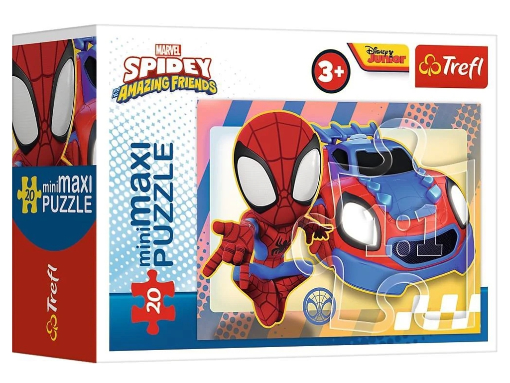 Пазлы Trefl Mini Maxi Amazing Spidey Паук и его друзья, 20 элементов, Trefl 21135