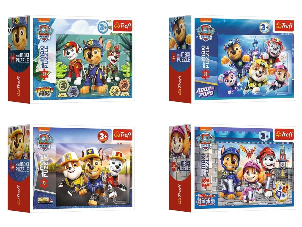 Пазлы Trefl Mini Maxi Paw Patrol Счастливые собаки, 20 элементов