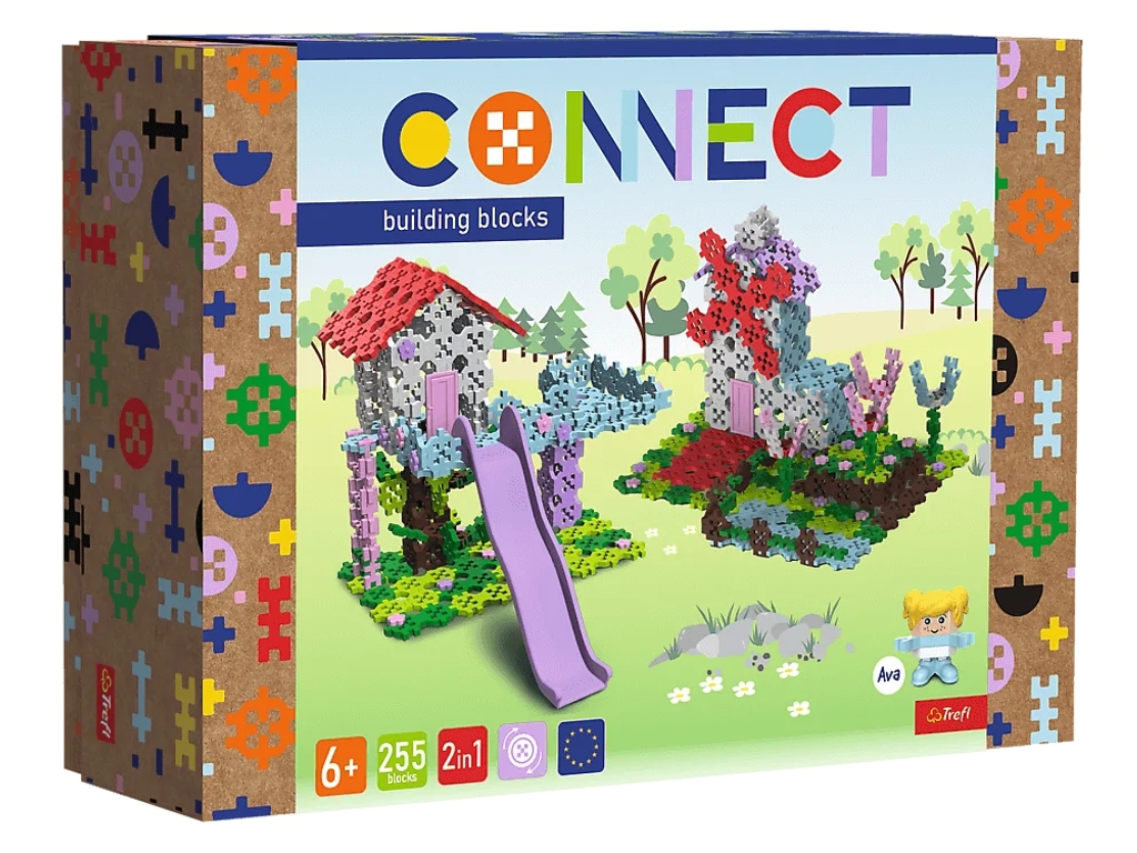 Конструктор 2в1 Trefl Connect Детская площадка, 255 элементов