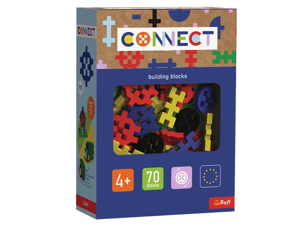 Конструктор Trefl Connect Boys, 70 элементов