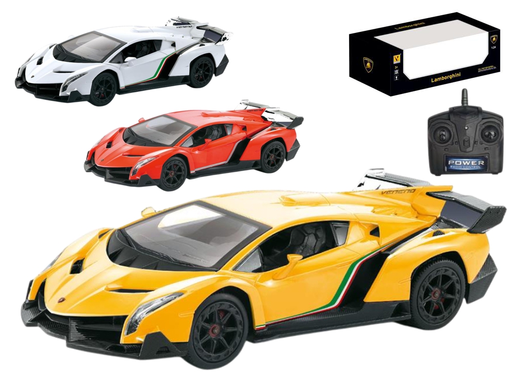 Машинка на радиоуправлении Lamborghini Veneno, масштаб 1:24, микс цветов