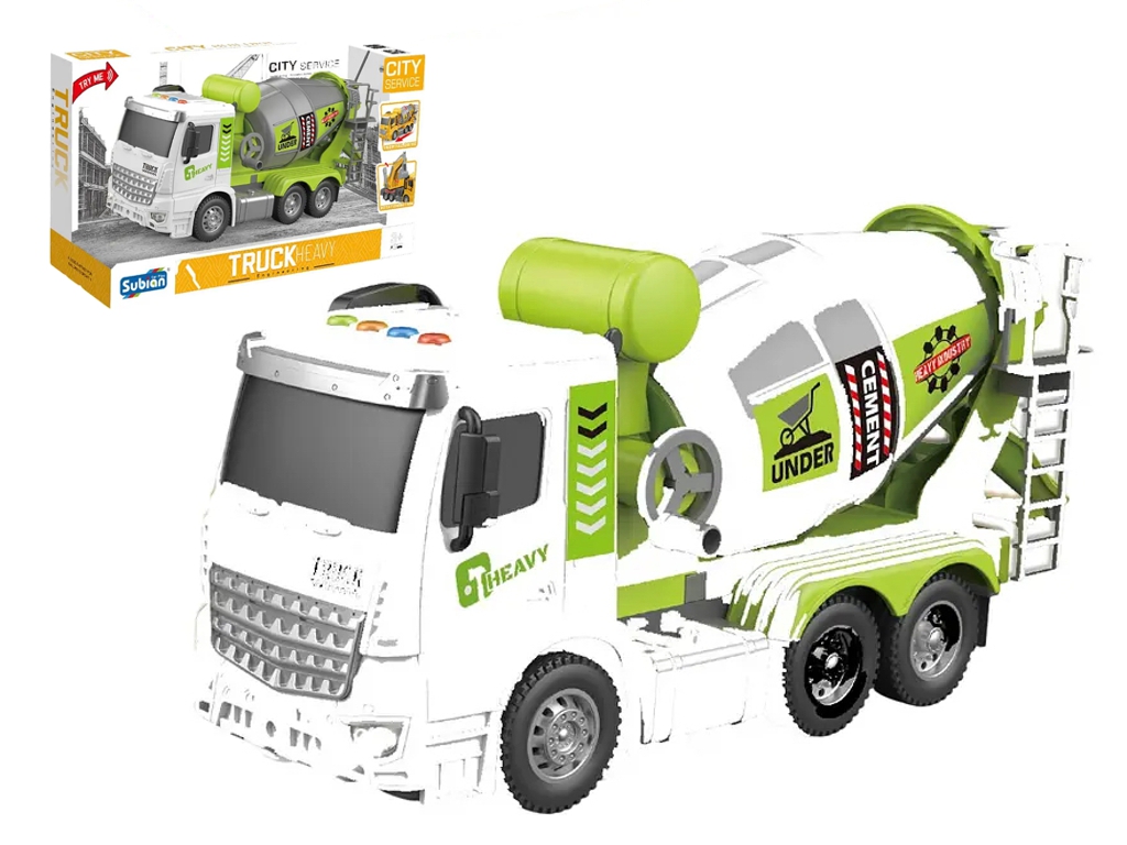 Игровая машинка-бетономешалка Engineering Truck Heavy, 1:14
