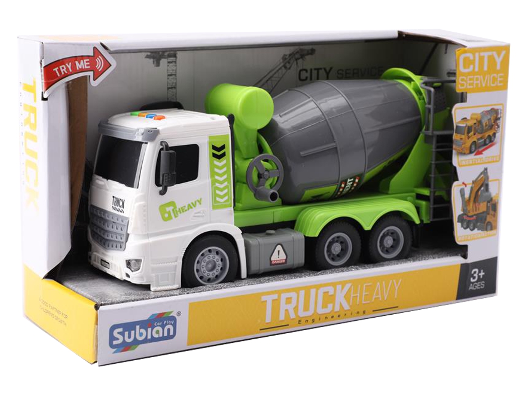Игровая машинка-бетономешалка Engineering Truck Heavy, 1:14