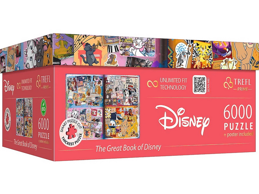 Пазл Trefl Prime UFT Disney Велика книга Дісней, 6000 елементів