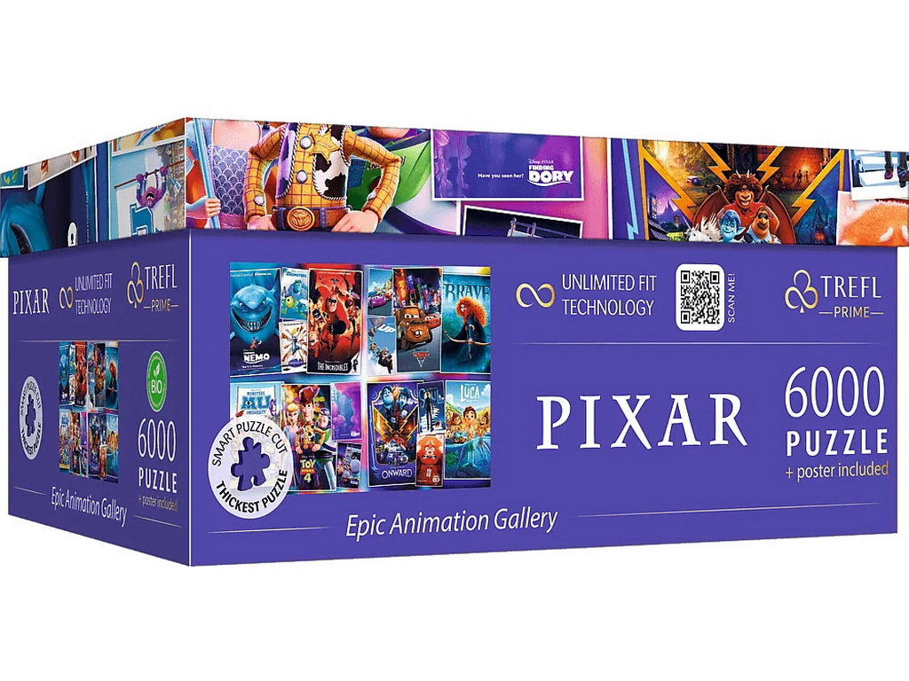 Пазл Trefl Prime UFT Pixar Галерея эпической анимации, 6000 элементов