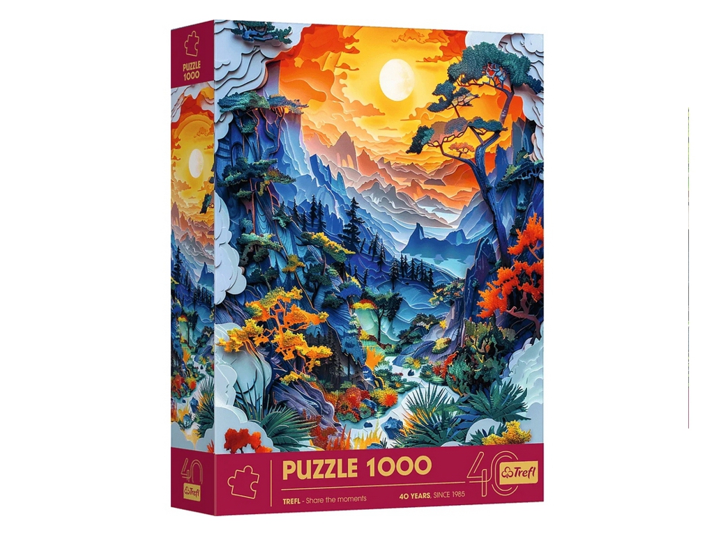 Набор пазлов "1000" Jubileusz" Долина и "1000" Jubileusz" Лондон, Trefl