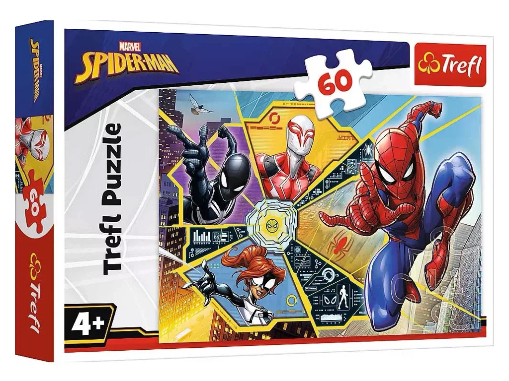Набор пазлов "60" Spedirman В интернете и "60" The Avengers Мстители Непобедимые, Trefl
