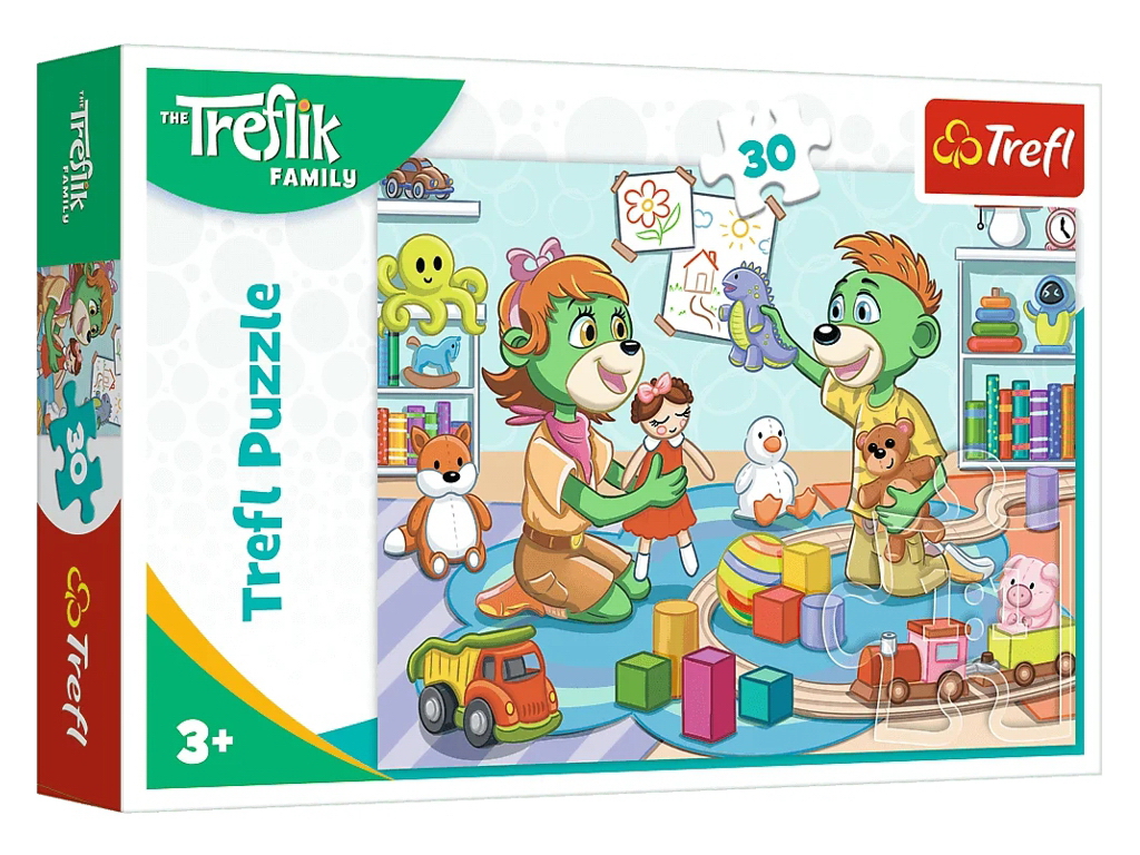 Набор пазлов "30" Treflik Счастливая семья и "30" Disney Elio Встречайте Элио, Trefl