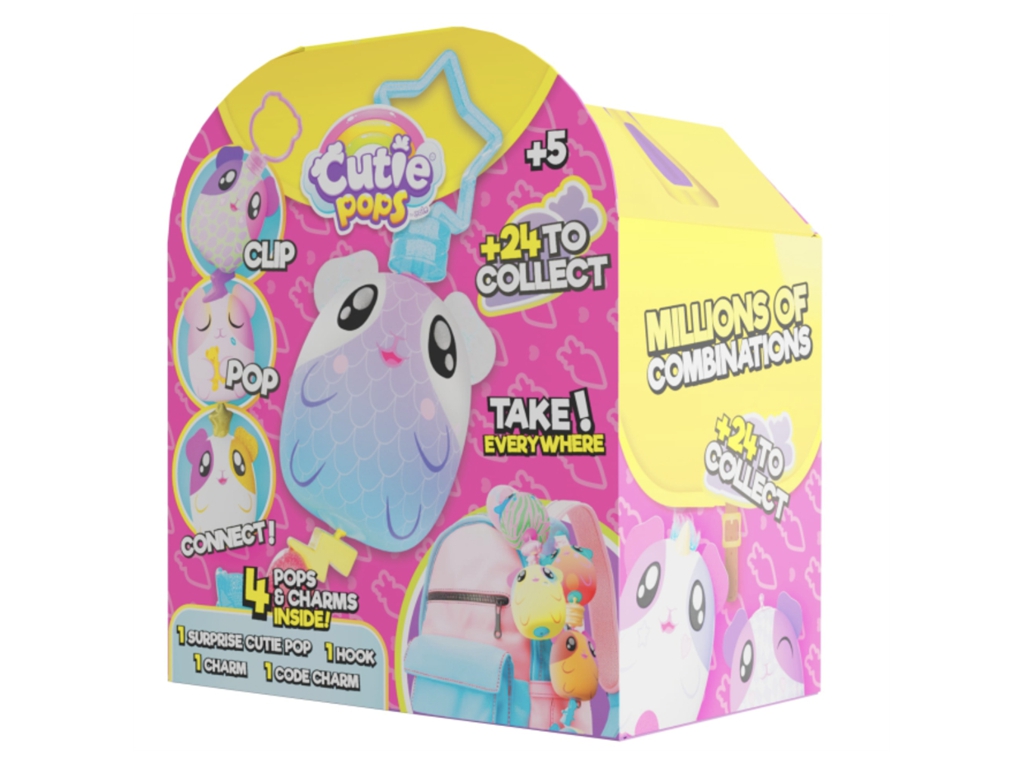 Набір м’яких іграшок-брелоків Cutie Pops, 12шт