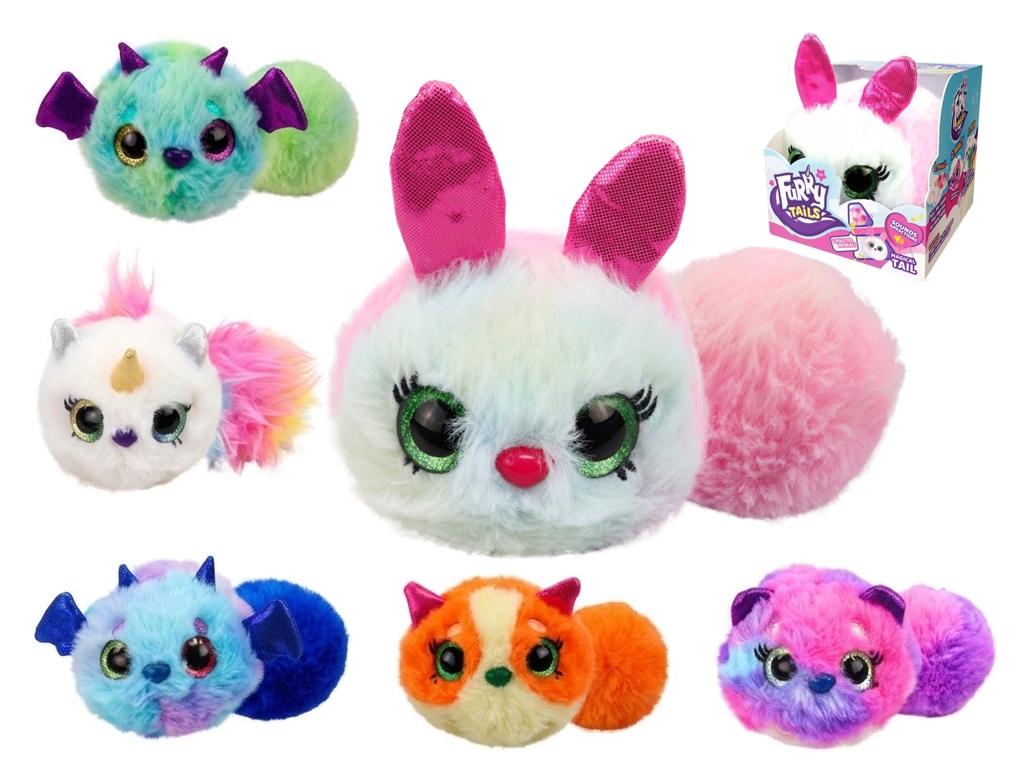 М’яка інтерактивна іграшка Mini Furry Tails, мікс видів, ціна за 1шт