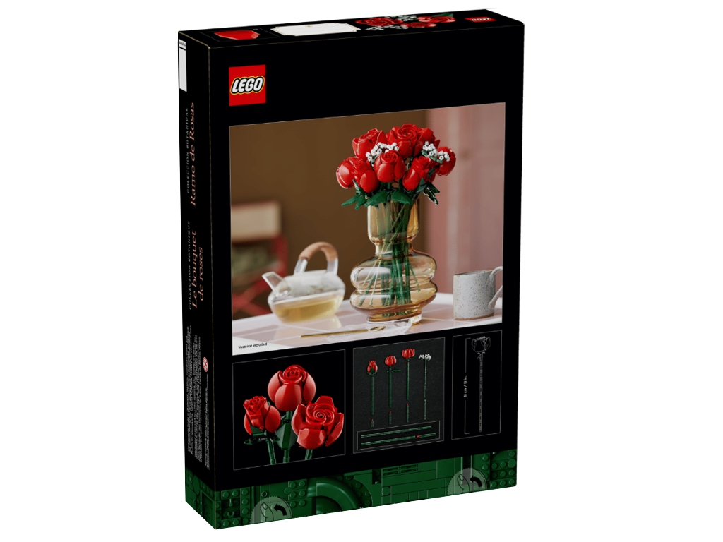 Конструктор LEGO Botanicals Букет троянд, 822 деталі