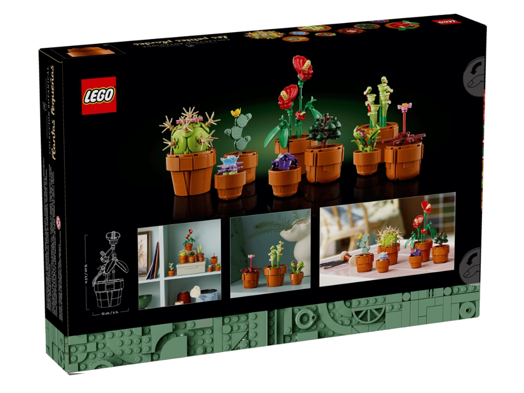 Конструктор LEGO Botanicals Мініатюрні рослини, 758 деталей