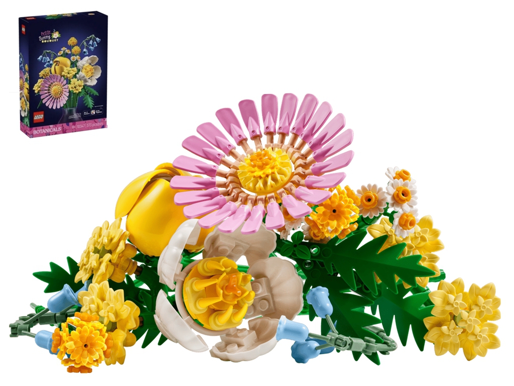 Конструктор LEGO Botanicals Мініатюрний сонячний букет, 373 деталей