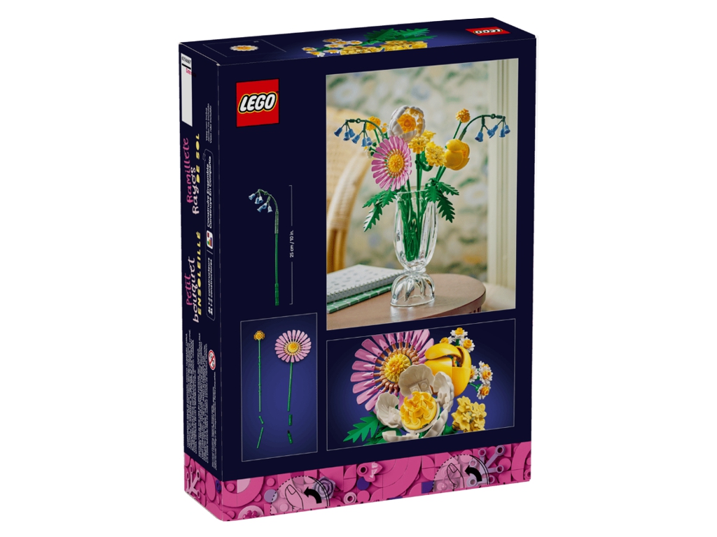 Конструктор LEGO Botanicals Мініатюрний сонячний букет, 373 деталей