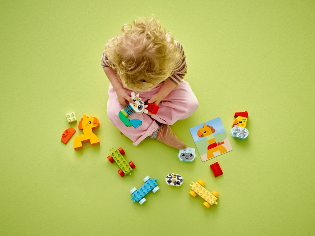 Первый конструктор для малышей Поезд животных LEGO DUPLO My First, 19 деталей