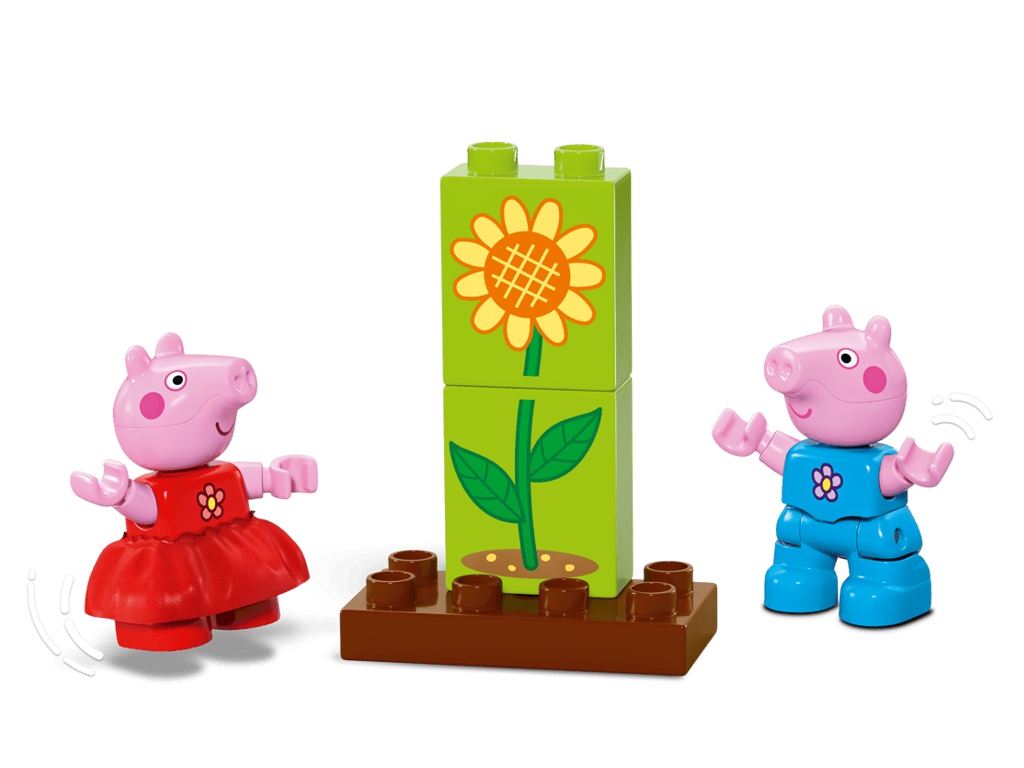Конструктор LEGO DUPLO Peppa Pig Сад и домик на дереве Пеппи, 20 деталей