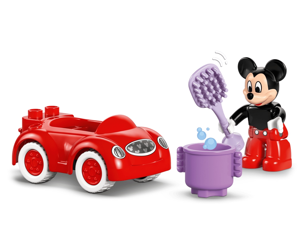 Конструктор LEGO DUPLO Disney Міккі Маус: Клубний будинок і автомобіль, 27 деталей