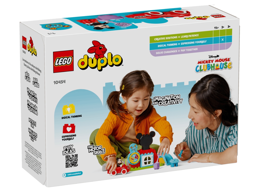 Конструктор LEGO DUPLO Disney Міккі Маус: Клубний будинок і автомобіль, 27 деталей