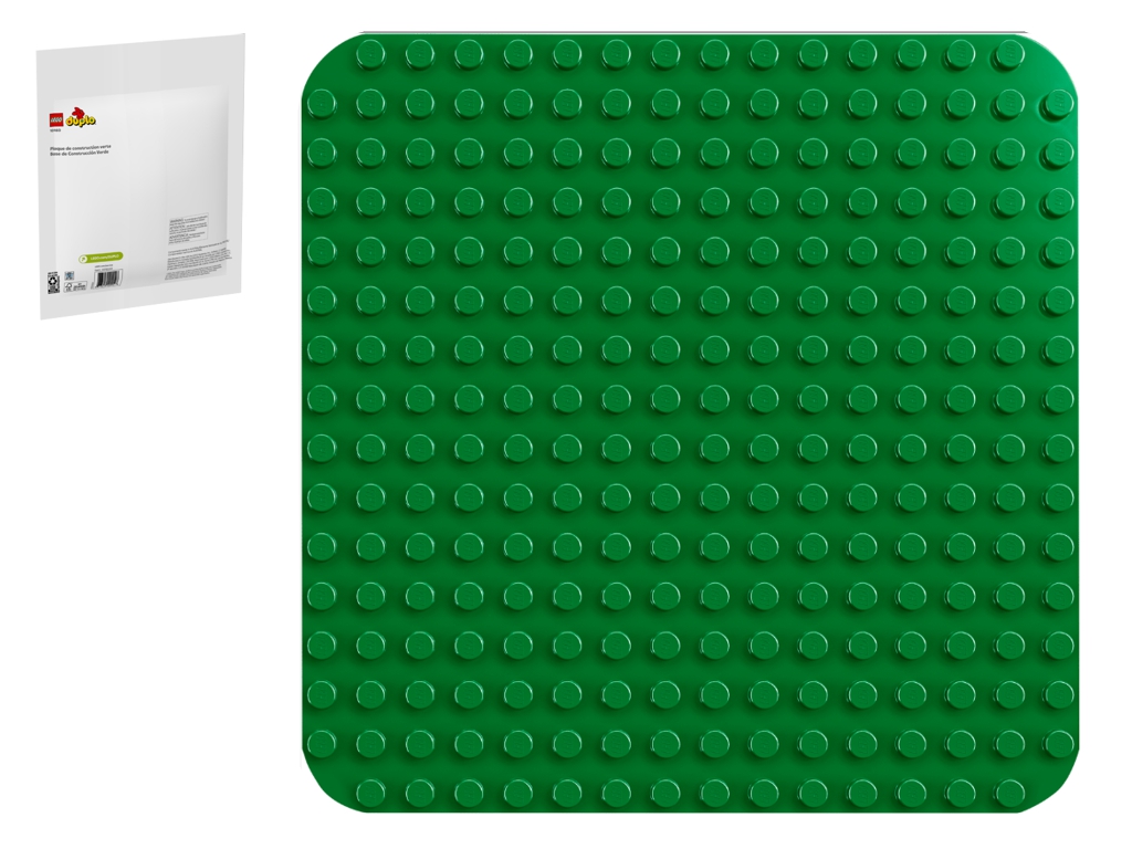 Строительная пластина LEGO DUPLO Classic зеленая, 1 деталь