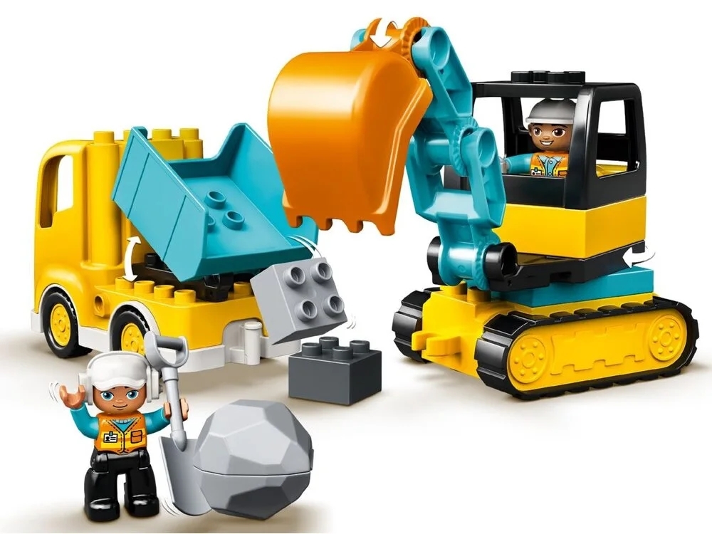Конструктор LEGO DUPLO Грузовик и гусеничный экскаватор