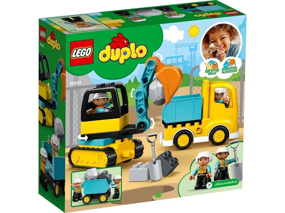 Конструктор LEGO DUPLO Грузовик и гусеничный экскаватор