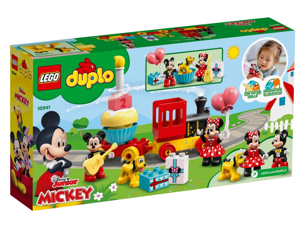 Конструктор LEGO DUPLO Disney Поезд ко дню рождения Микки и Минни, 22 детали