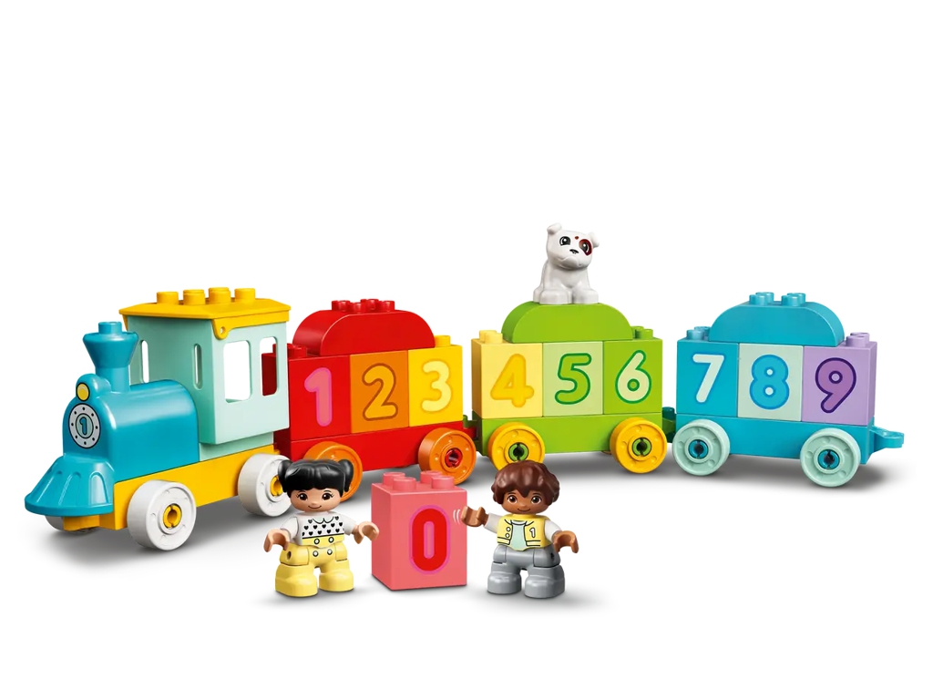 Конструктор LEGO DUPLO Поезд с цифрами Учимся считать, 23 детали