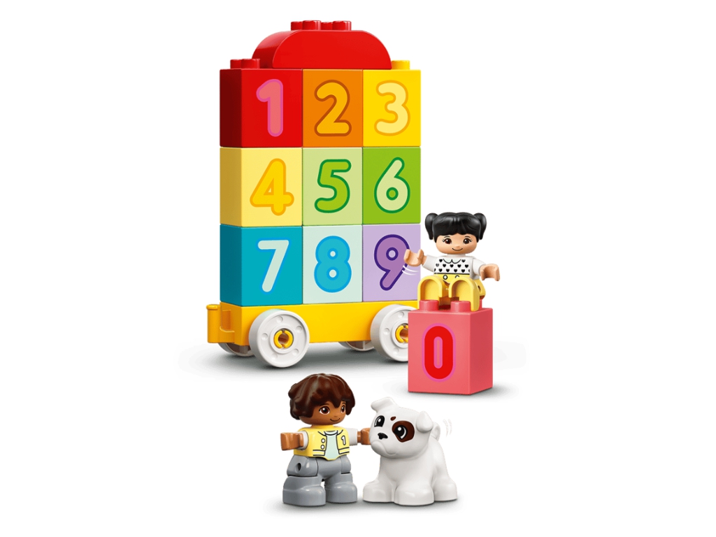 Конструктор LEGO DUPLO Поезд с цифрами Учимся считать, 23 детали