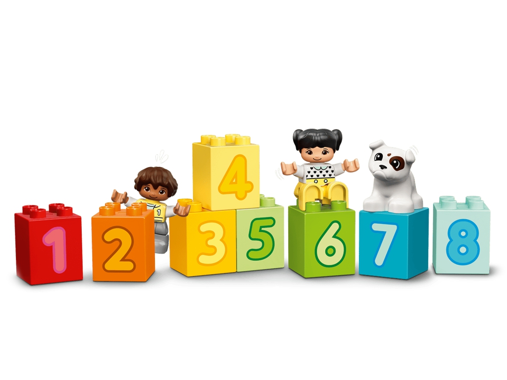 Конструктор LEGO DUPLO Поезд с цифрами Учимся считать, 23 детали