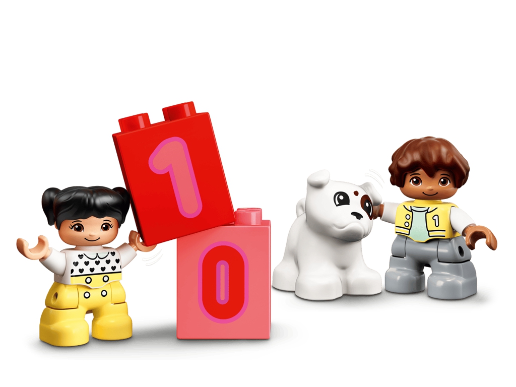 Конструктор LEGO DUPLO Поезд с цифрами Учимся считать, 23 детали