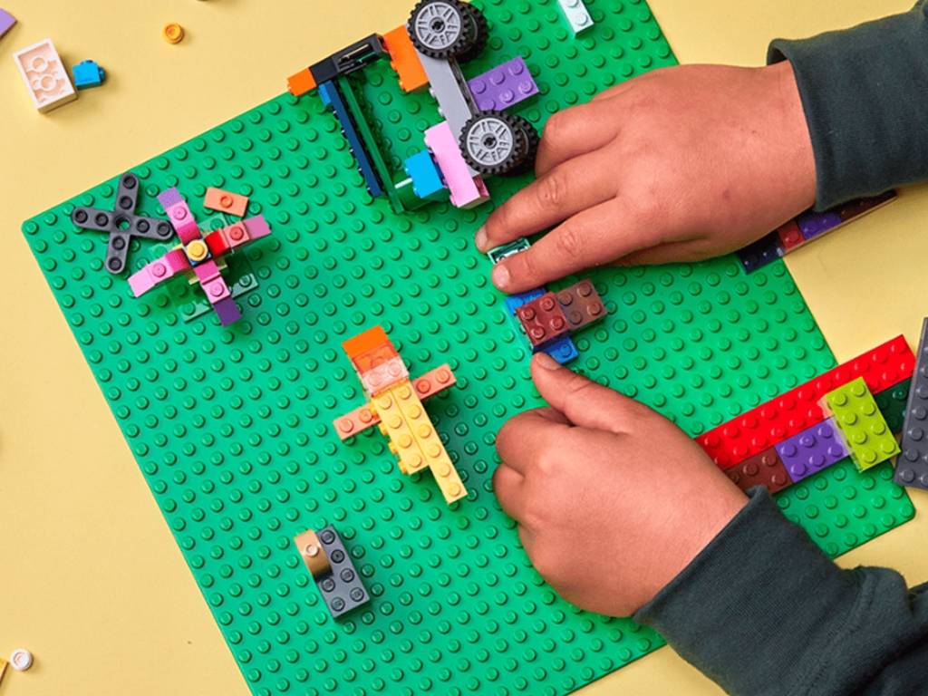 Базовая пластина зеленого цвета LEGO Classic