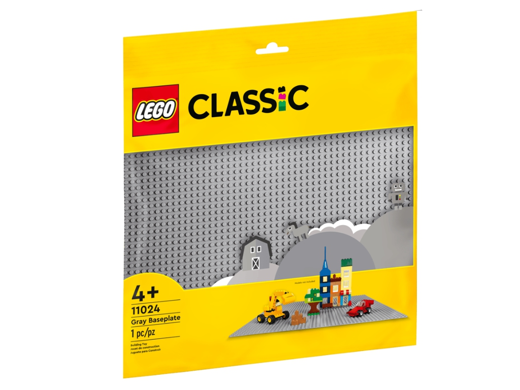 Базовая пластина серого цвета LEGO Classic