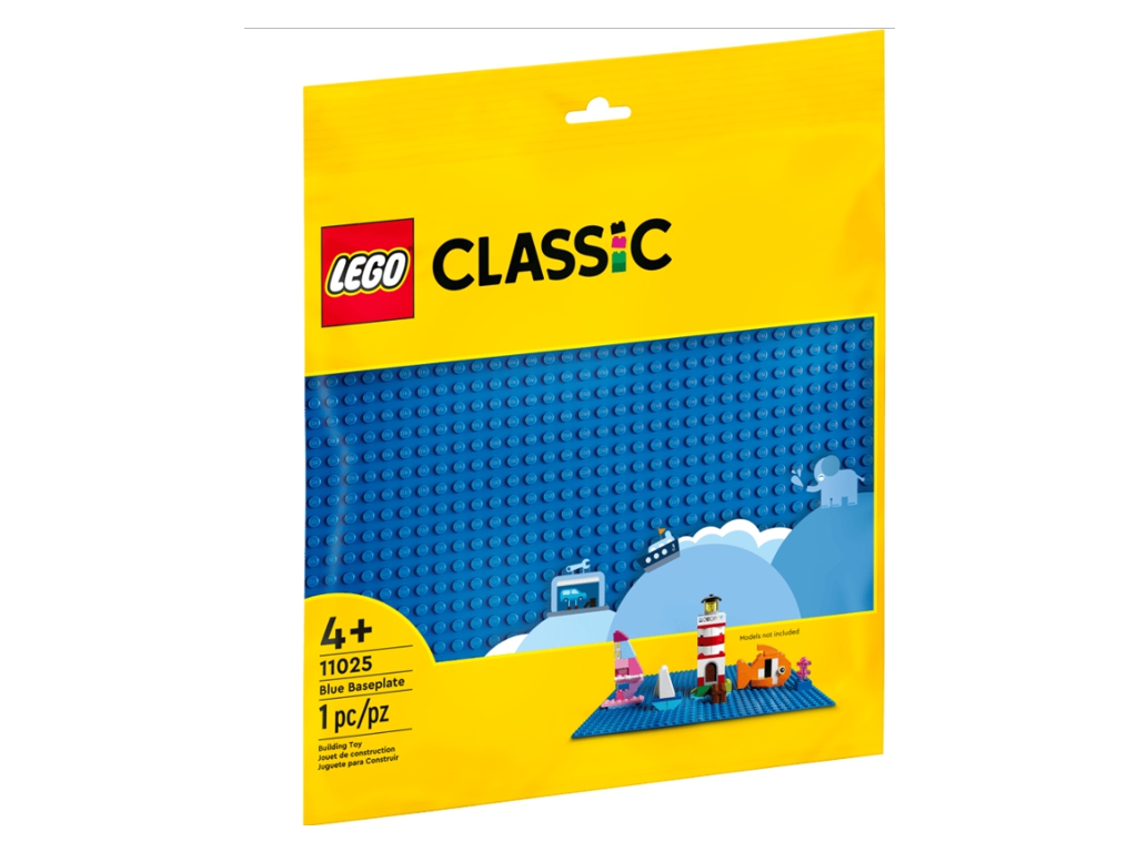Базовая пластина синего цвета LEGO Classic