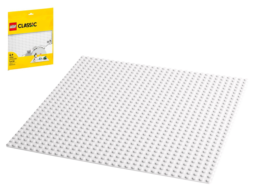 Базовая пластина белого цвета LEGO Classic