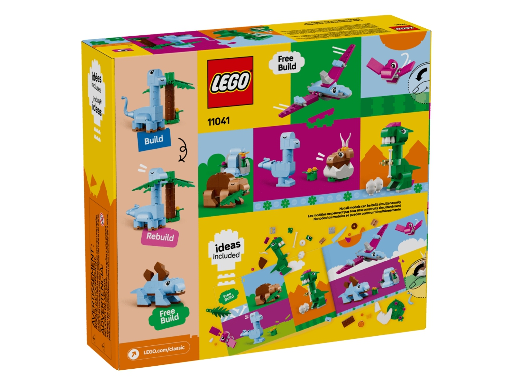 Конструктор LEGO Classic Творчі динозаври, 450 шт