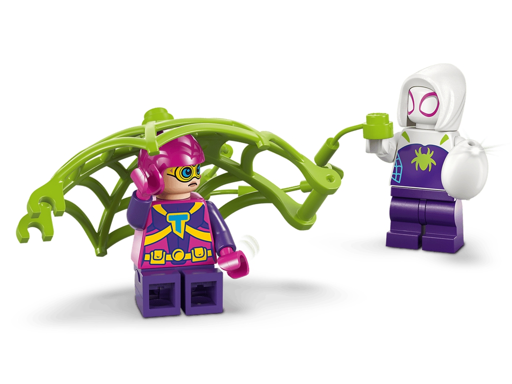 Конструктор LEGO Marvel Битва Паука и раптора Гобби в штаб-доме на дереве, 143 деталей