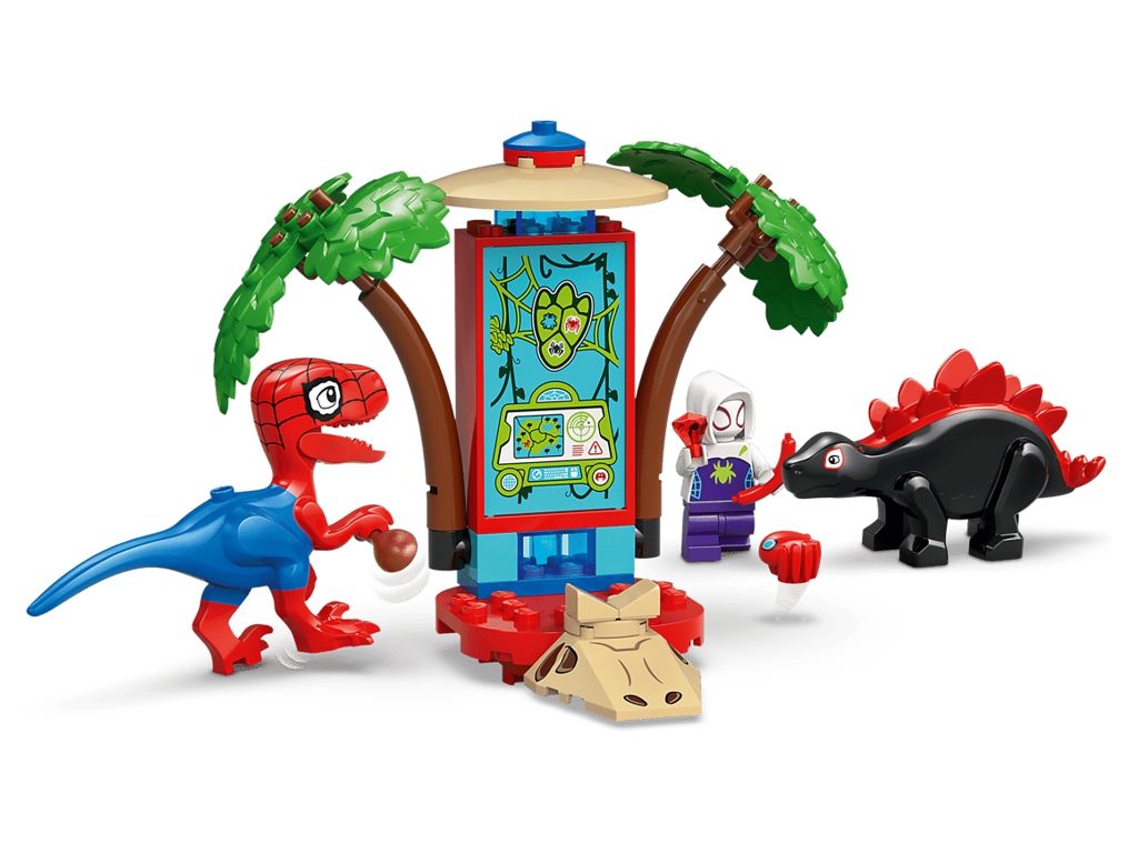 Конструктор LEGO Marvel Битва Паука и раптора Гобби в штаб-доме на дереве, 143 деталей