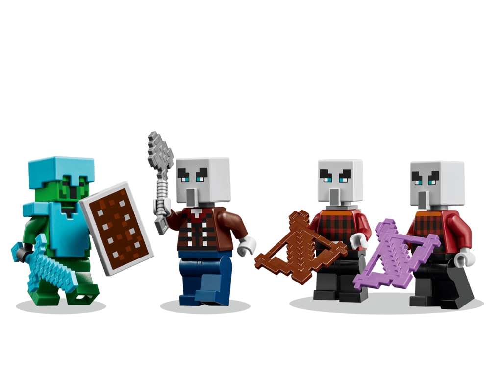 Конструктор LEGO Minecraft Пустынный патруль разбойника, 105 деталей