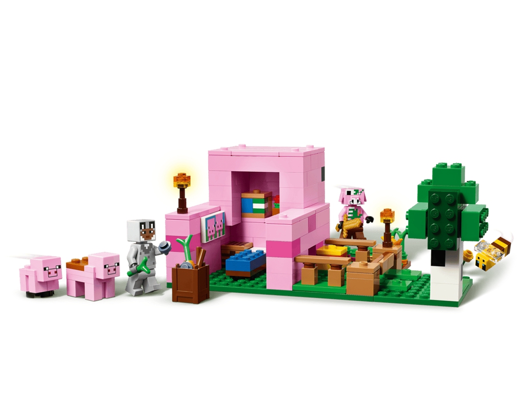 Конструктор LEGO Minecraft Будинок для поросят, 238 деталей