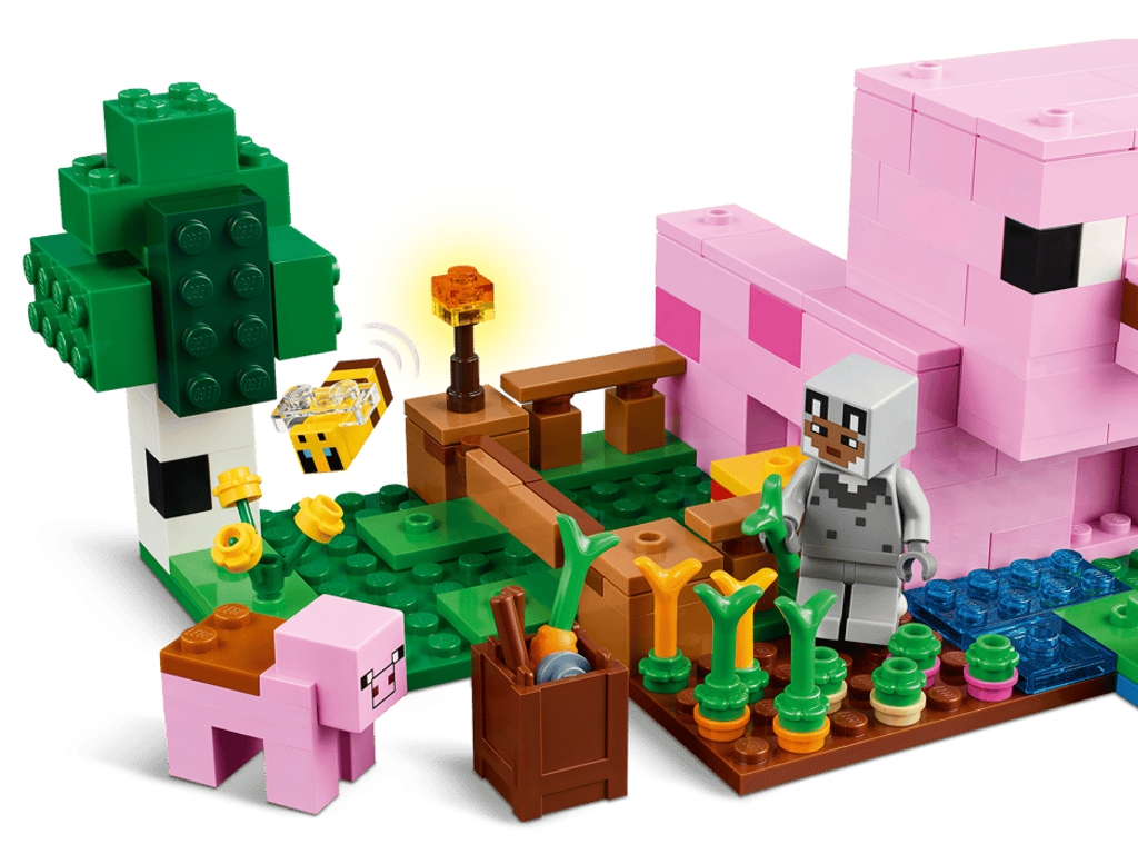 Конструктор LEGO Minecraft Будинок для поросят, 238 деталей