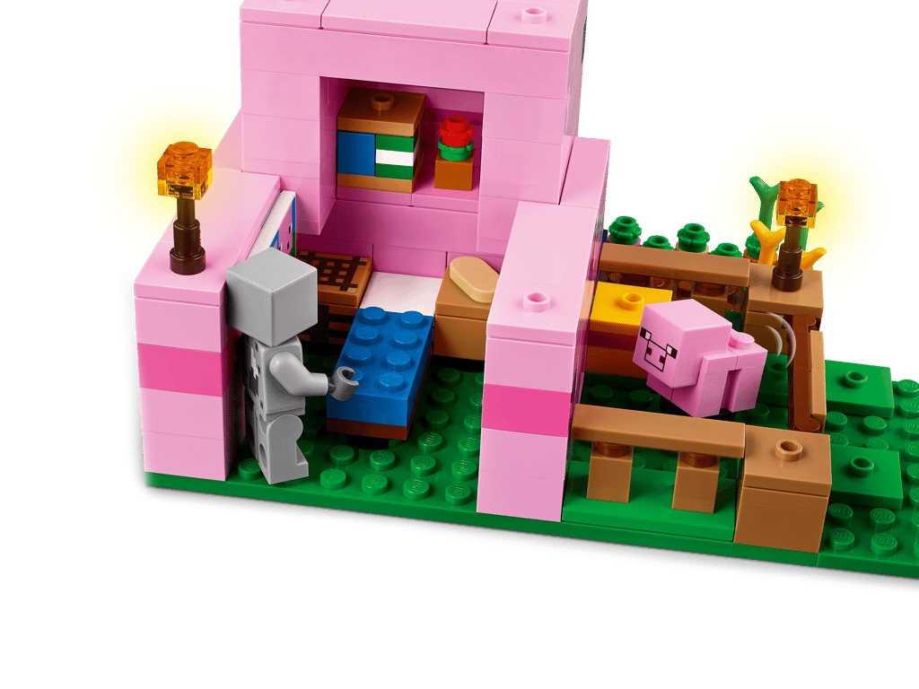 Конструктор LEGO Minecraft Будинок для поросят, 238 деталей